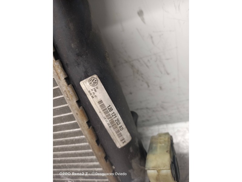 Recambio de radiador agua para audi s3 (8l) 1.8 t (165kw) referencia OEM IAM 1J0121253AD  