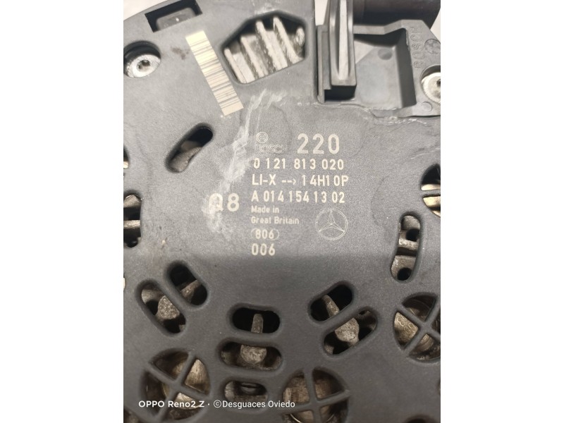 Recambio de alternador para mercedes clase m (w164) ml 300 cdi be 4-matic (164.121) referencia OEM IAM A0141541302 0121813020 