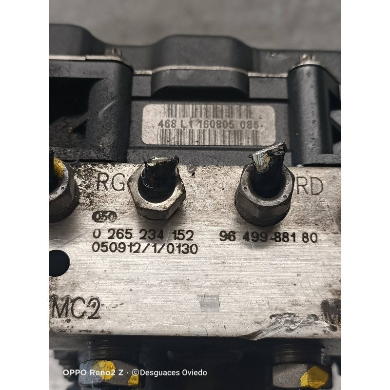 Recambio de abs para peugeot 307 break/sw (s2) 2.0 16v hdi fap cat (rhr / dw10bted4) referencia OEM IAM 9660535780 0265234152 96