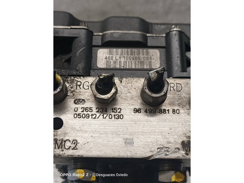 Recambio de abs para peugeot 307 break/sw (s2) 2.0 16v hdi fap cat (rhr / dw10bted4) referencia OEM IAM 9660535780 0265234152 96