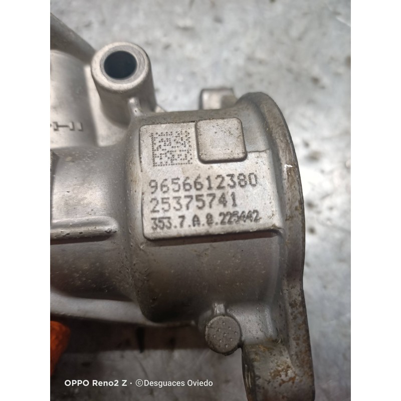 Recambio de valvula egr para peugeot 307 break/sw (s2) 2.0 16v hdi fap cat (rhr / dw10bted4) referencia OEM IAM 9656612380 25375