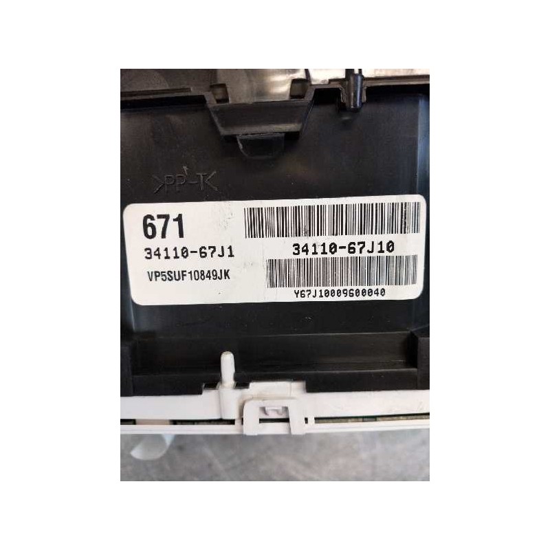 Recambio de cuadro instrumentos para suzuki grand vitara jb (jt) 1.9 ddis turbodiesel referencia OEM IAM 3411067J10 671 