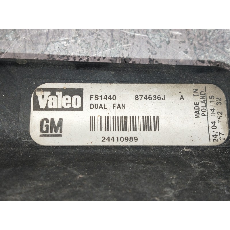 Recambio de electroventilador para saab 9-3 berlina 1.8 t vector referencia OEM IAM FS1440814636J 24410989 