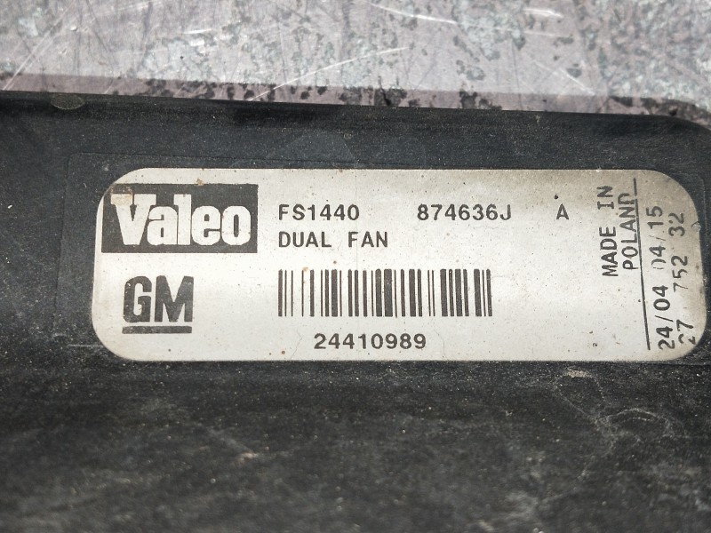 Recambio de electroventilador para saab 9-3 berlina 1.8 t vector referencia OEM IAM FS1440814636J 24410989 