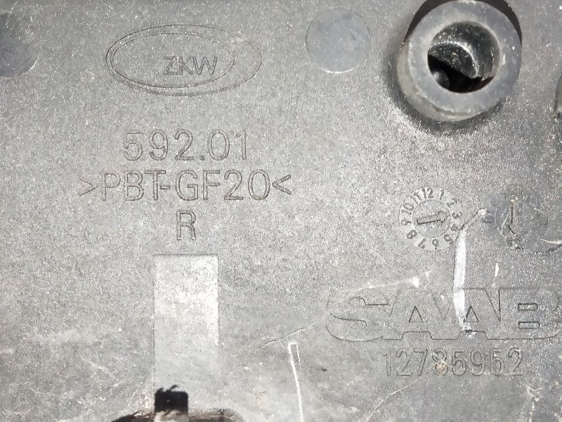 Recambio de faro antiniebla derecho para saab 9-3 berlina 1.8 t vector referencia OEM IAM 12785952  