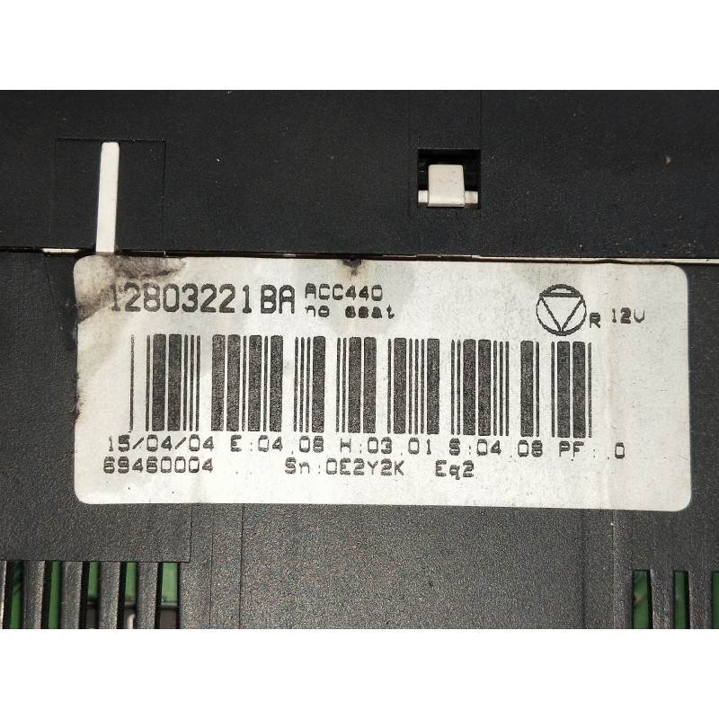 Recambio de mando calefaccion / aire acondicionado para saab 9-3 berlina 1.8 t vector referencia OEM IAM 12803221BA 69460004 