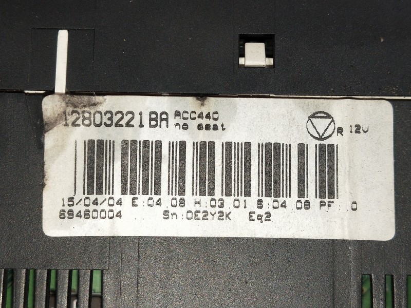 Recambio de mando calefaccion / aire acondicionado para saab 9-3 berlina 1.8 t vector referencia OEM IAM 12803221BA 69460004 
