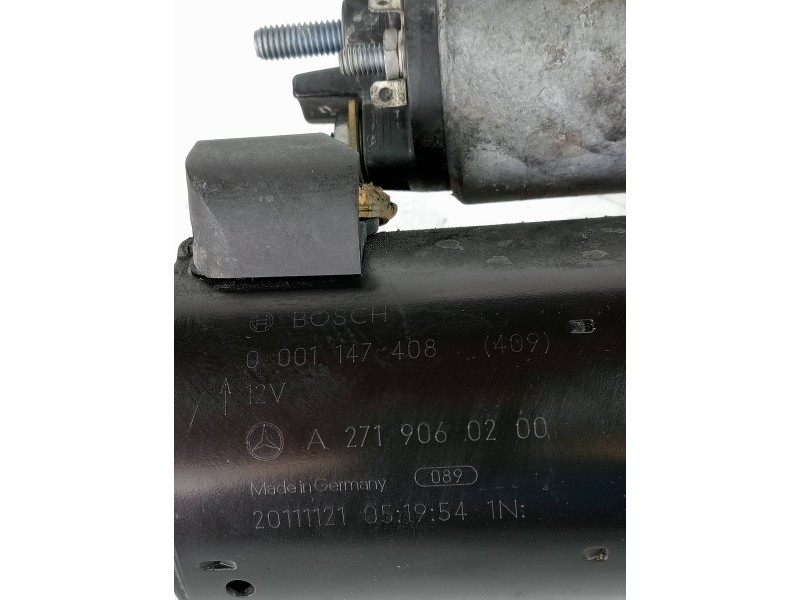 Recambio de motor arranque para mercedes clase c (w204) lim. c 250 cgi blueefficiency (204.047) referencia OEM IAM 0001147408 A2