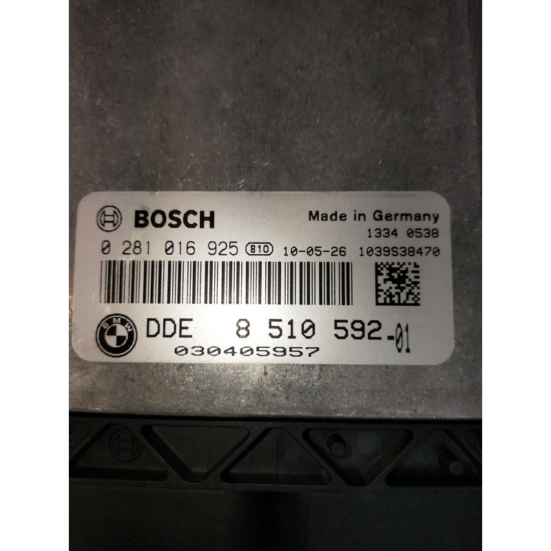 Recambio de centralita motor uce para bmw serie 1 berlina (e81/e87) 118d referencia OEM IAM 0281016925 851059201 
