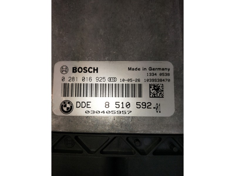 Recambio de centralita motor uce para bmw serie 1 berlina (e81/e87) 118d referencia OEM IAM 0281016925 851059201 