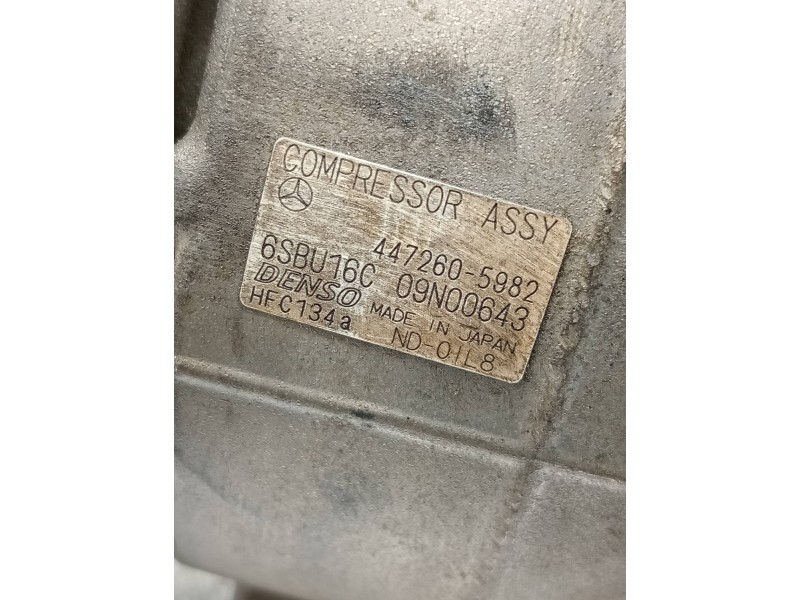 Recambio de compresor aire acondicionado para mercedes clase c (w204) lim. c 250 cgi blueefficiency (204.047) referencia OEM IAM
