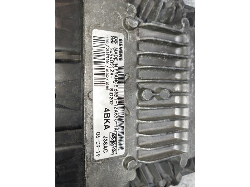 Recambio de centralita motor uce para ford focus c-max (cap) ghia (d) referencia OEM IAM 5WS40512AT 6M5112A650YA 