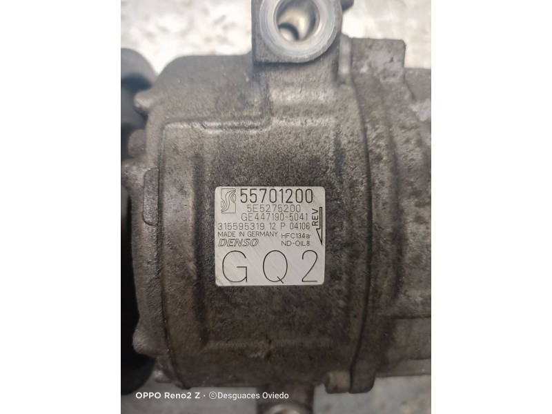 Recambio de compresor aire acondicionado para opel corsa d 1.2 cat (a 12 xer / ldc) referencia OEM IAM 55701200 5E5275200 GE4471