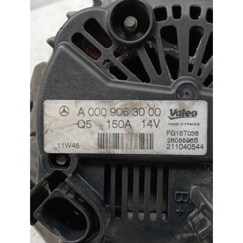Recambio de alternador para mercedes clase c (w204) lim. c 250 cgi blueefficiency (204.047) referencia OEM IAM A0009063000 FG15T