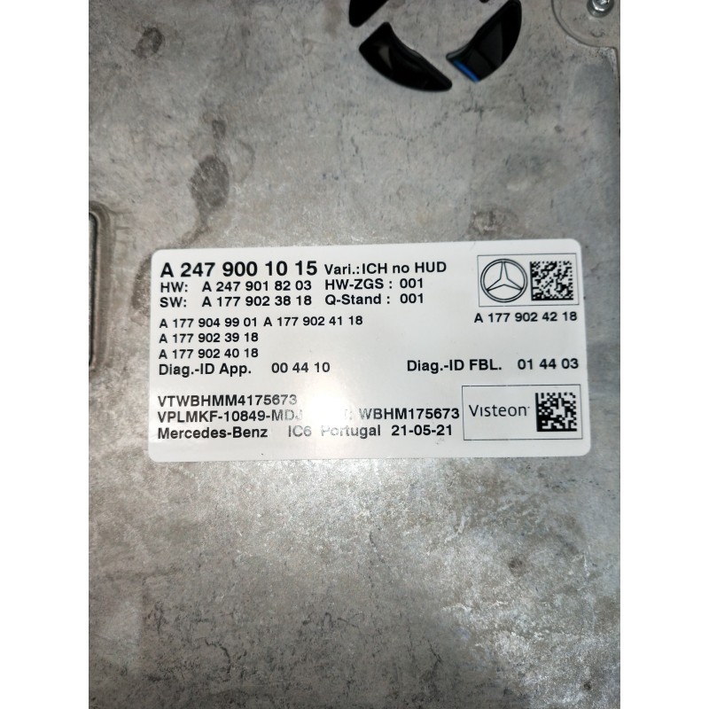 Recambio de modulo electronico para mercedes clase a (bm 177) a 200 d (177.012) referencia OEM IAM A2479001015 A1779023818 A2479