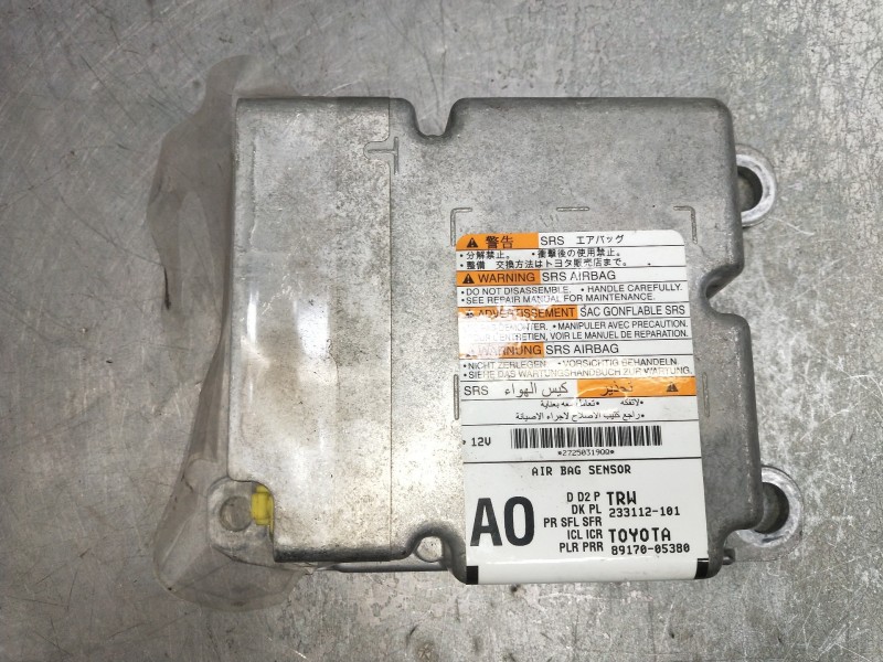 Recambio de kit airbag para toyota avensis advance referencia OEM IAM 8917005380 233112101 