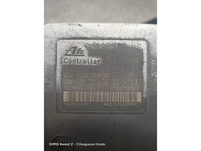 Recambio de abs para citroen c5 berlina lx (e) referencia OEM IAM 10096011403 9657061080 10020601904