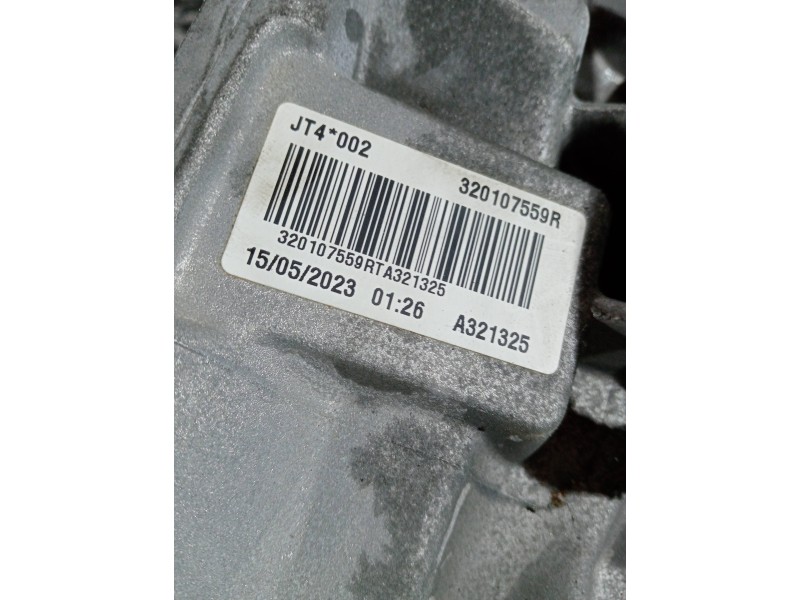 Recambio de caja cambios para renault captur ii 1.0 referencia OEM IAM JT4002 320107559R A321325 6V