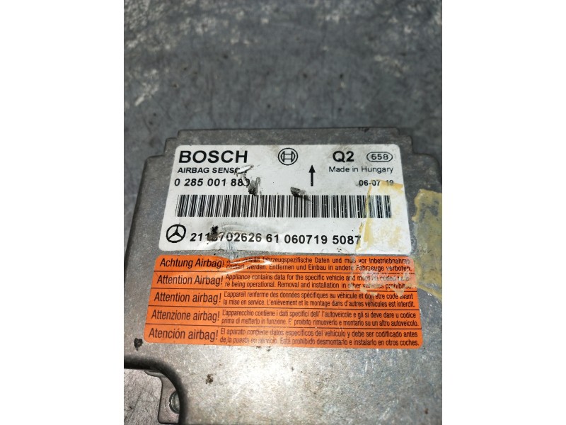 Recambio de centralita airbag para mercedes clase cls (w219) 350 cgi (219.357) referencia OEM IAM 0285001880 211870262661 