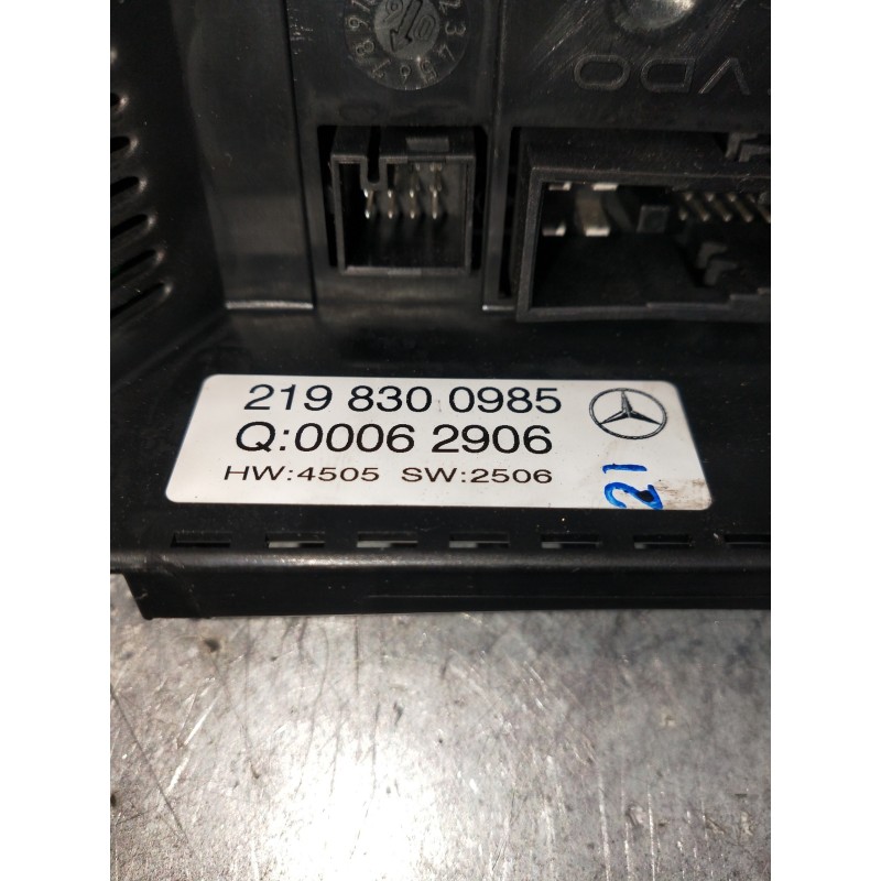 Recambio de mando calefaccion / aire acondicionado para mercedes clase cls (w219) 350 cgi (219.357) referencia OEM IAM 219830098