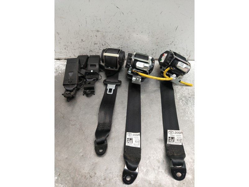 Recambio de juego cinturones trasero para toyota avensis advance referencia OEM IAM 7336005200 0614124 4P