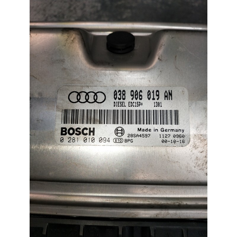 Recambio de centralita motor uce para audi a4 berlina (b5) 1.9 tdi referencia OEM IAM 0281010094 038906019AN 