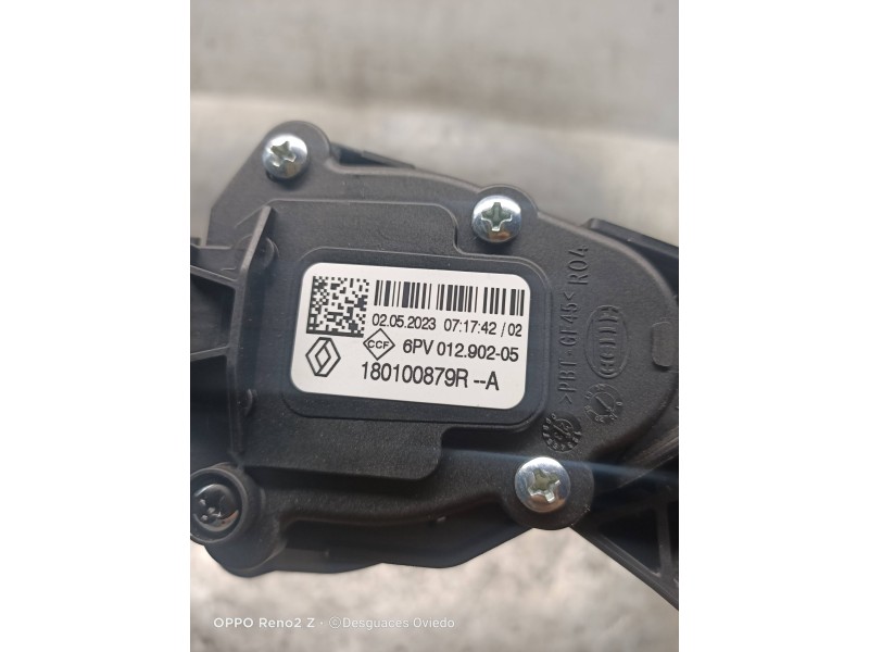 Recambio de potenciometro pedal para renault captur ii 1.0 referencia OEM IAM 6PV01290205 180100879RA 
