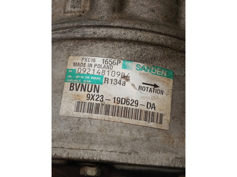 Recambio de compresor aire acondicionado para jaguar xf 3.0 v6 diesel grace referencia OEM IAM PXC161656P 9X2319D629DA 