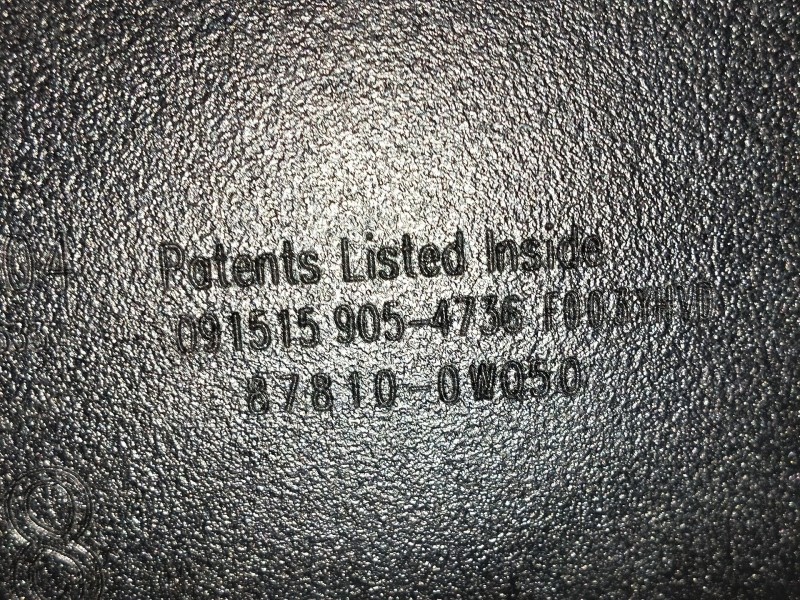 Recambio de espejo interior para toyota avensis advance referencia OEM IAM 878100WQ50 0915159054736 F003YHVD