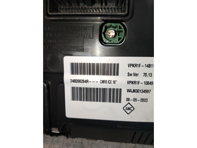 Recambio de cuadro instrumentos para renault captur ii 1.0 referencia OEM IAM 248098284R  