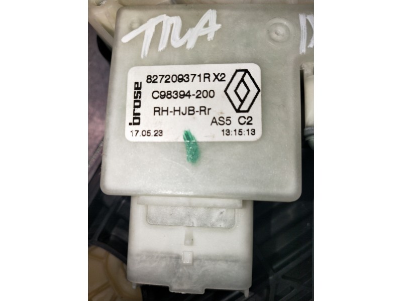 Recambio de elevalunas trasero derecho para renault captur ii 1.0 referencia OEM IAM   5P