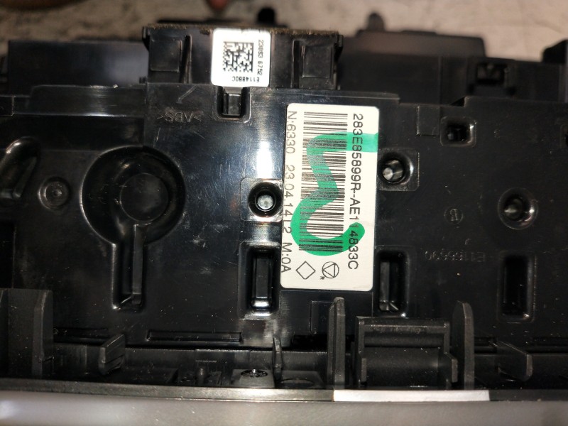 Recambio de mando calefaccion / aire acondicionado para renault captur ii 1.0 referencia OEM IAM 283E85899R 275100936R 