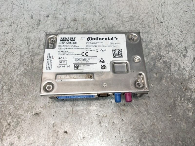 Recambio de modulo electronico para renault captur ii 1.0 referencia OEM IAM 2591A6180R A3C1020240400 