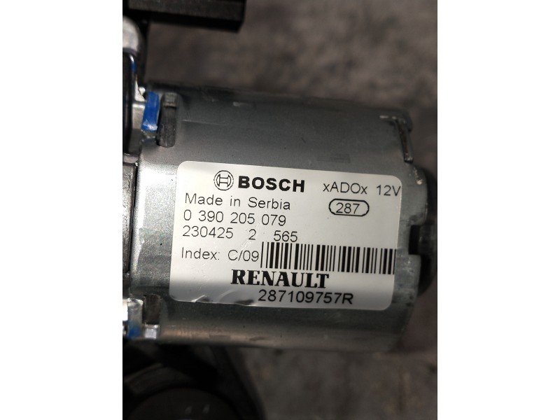 Recambio de motor limpia trasero para renault captur ii 1.0 referencia OEM IAM 0390205079 287109757R 