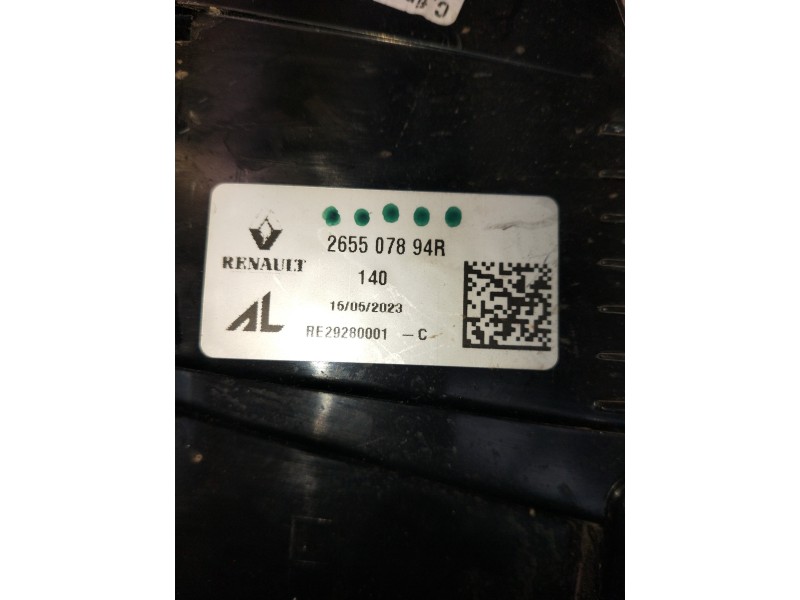 Recambio de piloto trasero derecho para renault captur ii 1.0 referencia OEM IAM 265507894R  