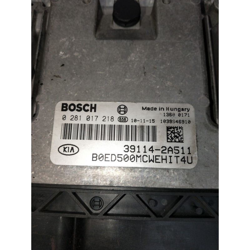Recambio de centralita motor uce para kia cee´d sporty wagon concept referencia OEM IAM 0281017218 391142A511 