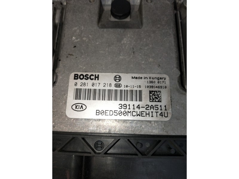 Recambio de centralita motor uce para kia cee´d sporty wagon concept referencia OEM IAM 0281017218 391142A511 