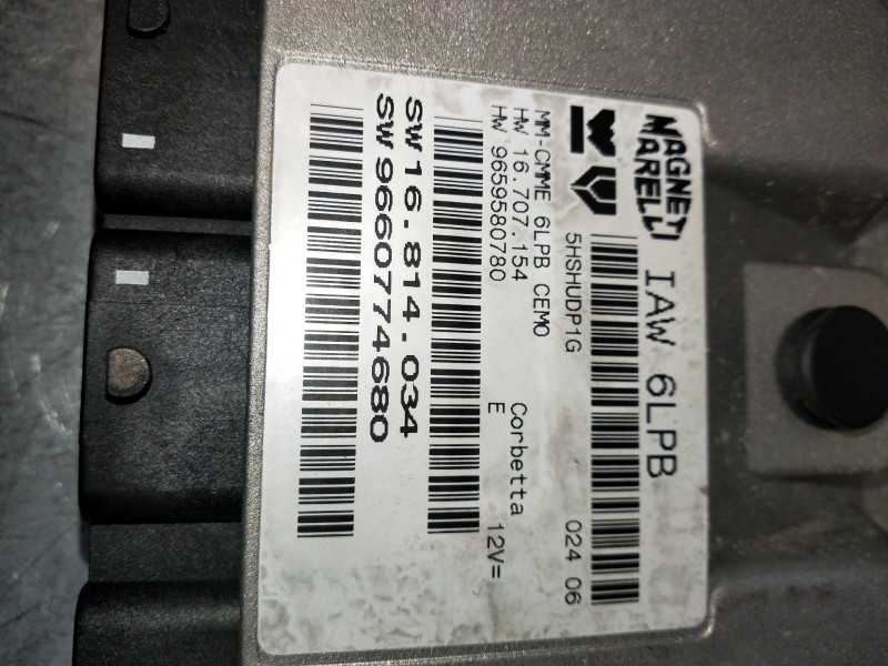 Recambio de centralita motor uce para peugeot 307 break/sw (s2) sw pack + referencia OEM IAM 9659580780 84580472 9660774680