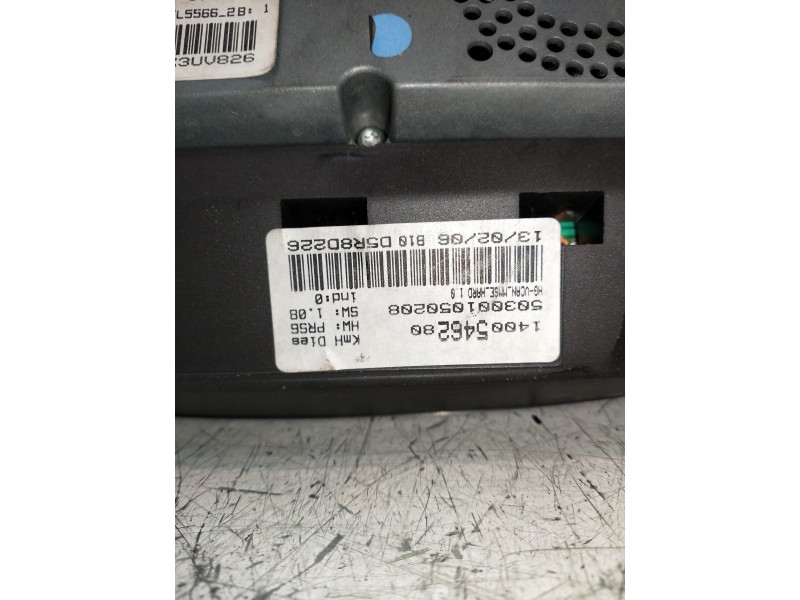 Recambio de cuadro instrumentos para lancia phedra (180) 2.2 jtd 16v emblema referencia OEM IAM 1400546280  