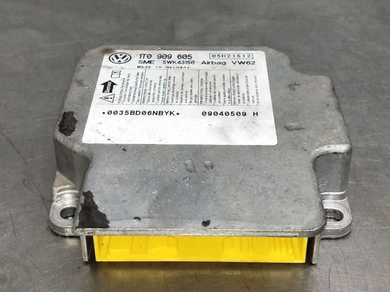 Recambio de centralita airbag para volkswagen touran (1t1) highline referencia OEM IAM 1T0909605 5WK43150 