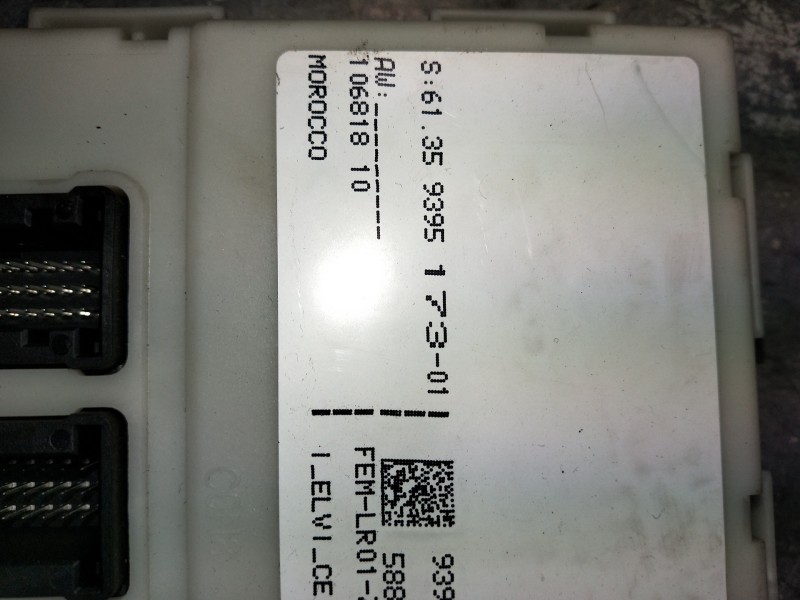 Recambio de caja reles / fusibles para bmw serie 3 gran turismo (f34) 318d referencia OEM IAM 61359395173  