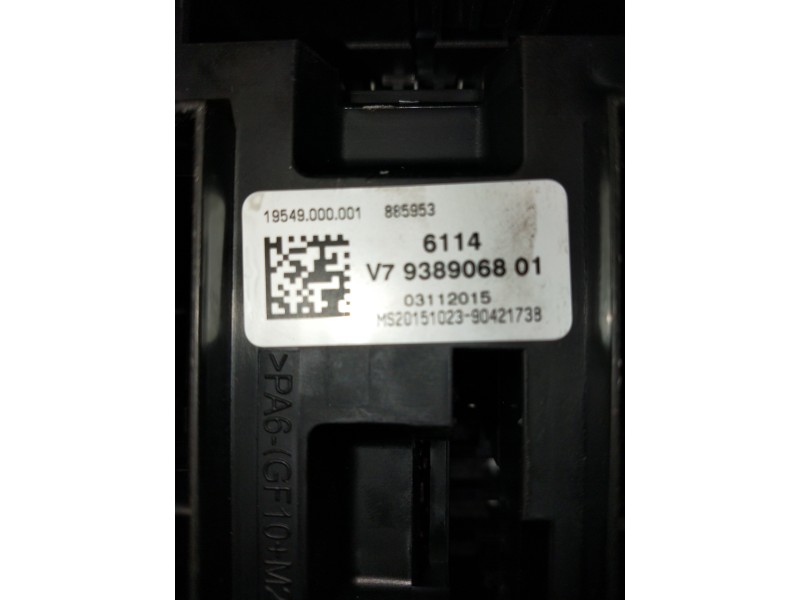 Recambio de caja reles / fusibles para bmw serie 3 gran turismo (f34) 318d referencia OEM IAM 19545000001 V7938906801 