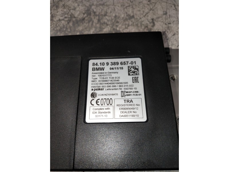 Recambio de modulo electronico para bmw serie 3 gran turismo (f34) 318d referencia OEM IAM 8410938965701  