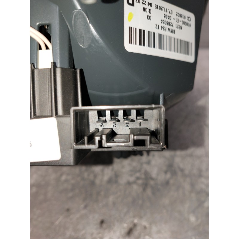 Recambio de piloto trasero derecho interior para bmw serie 3 gran turismo (f34) 318d referencia OEM IAM 618500E13488 63217286034