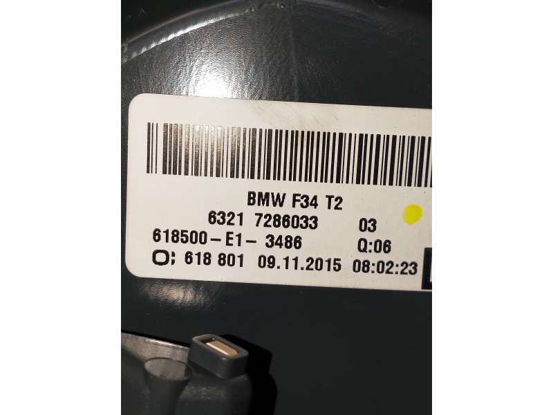 Recambio de piloto trasero izquierdo interior para bmw serie 3 gran turismo (f34) 318d referencia OEM IAM 63217286033  