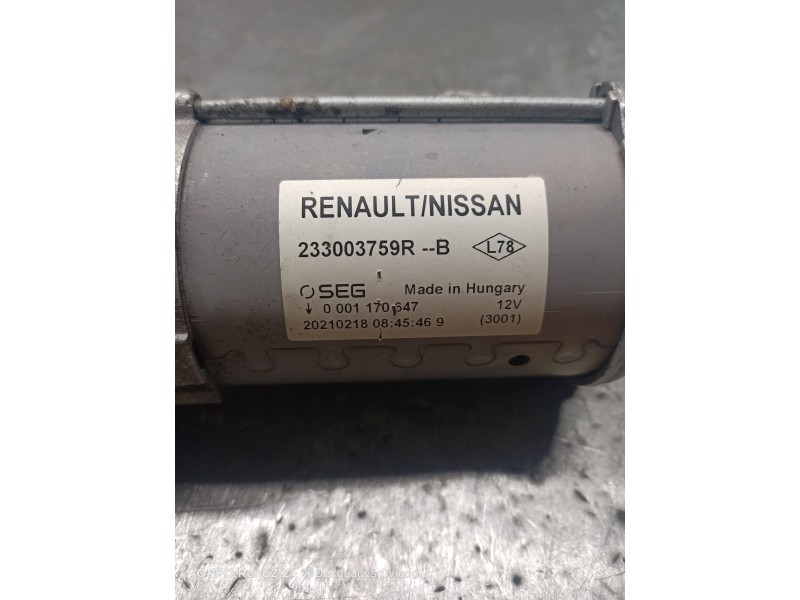 Recambio de motor arranque para renault express referencia OEM IAM 233003759R 0001170647 
