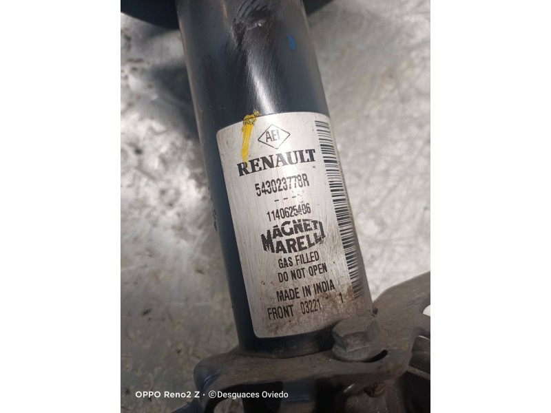 Recambio de amortiguador delantero izquierdo para renault express referencia OEM IAM 543023778R 1140625406 