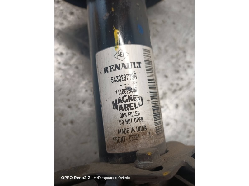 Recambio de amortiguador delantero derecho para renault express referencia OEM IAM 543023778R 1140625406 
