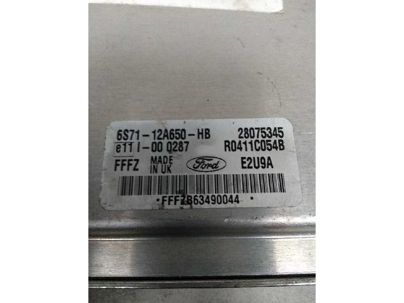 Recambio de centralita motor uce para ford mondeo berlina (ge) 2.0 tdci cat referencia OEM IAM R0411C054B 6S7112A650HB 28075345 