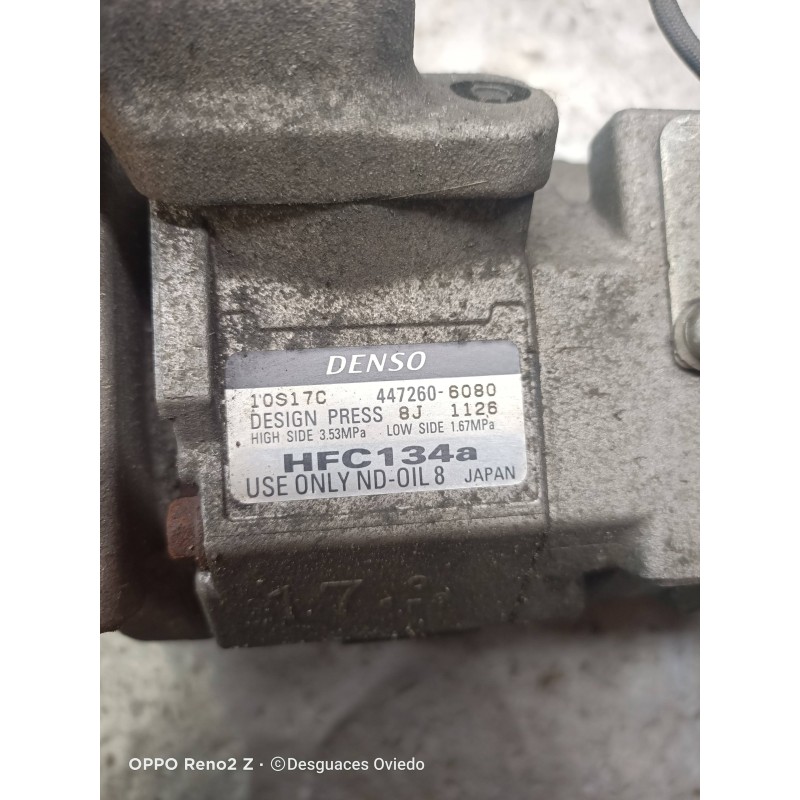 Recambio de compresor aire acondicionado para honda accord berlina (cl/cn) 2.2i ctdi executive referencia OEM IAM HFC134A 10S17C